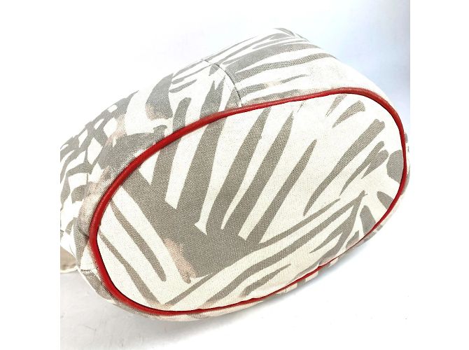 Hermès HERMES Borsa Tote da Spiaggia Beige Arancione - vista 7