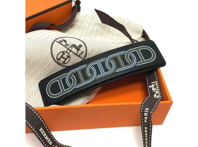 Hermès Accessorio per Capelli Barrette 24° Circuito Carmel Hermes Nero - vista 7