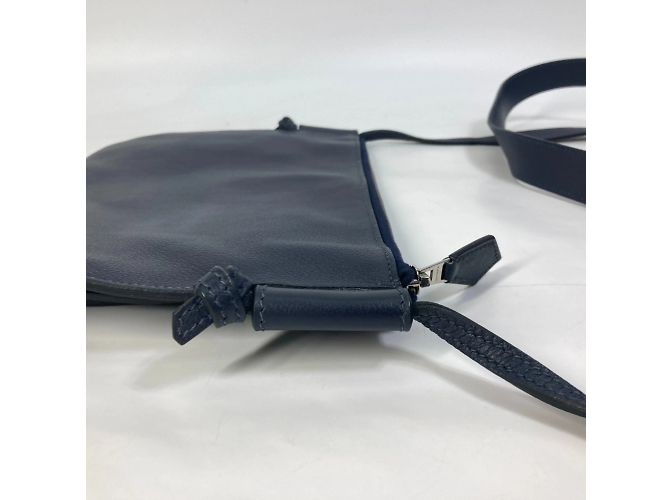 Borsa a tracolla Hermès Ultra Pla GM Blu Blu navy - vista 7