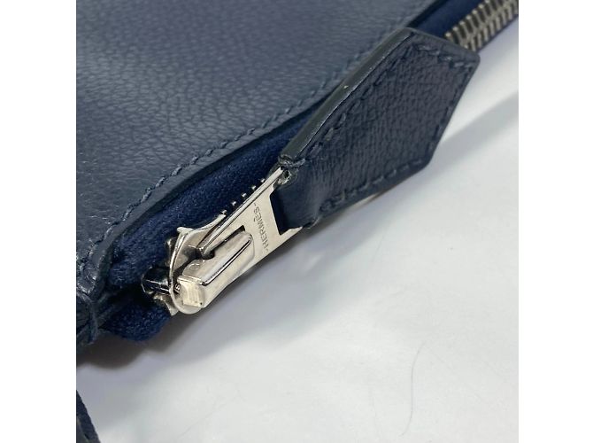 Borsa a tracolla Hermès Ultra Pla GM Blu Blu navy - vista 8