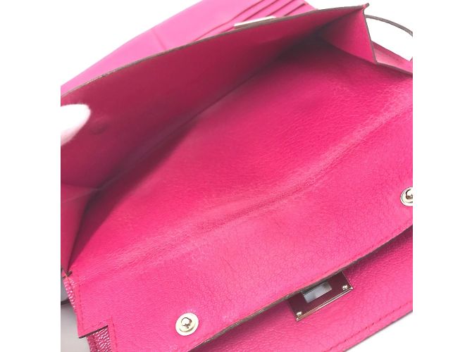 Cartera Larga Kelly de Hermès en Rosa - vista 9