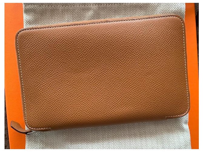 Hermès Purses, wallets, cases Golden - view 3