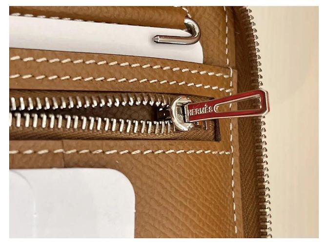 Hermès Purses, wallets, cases Golden - view 8