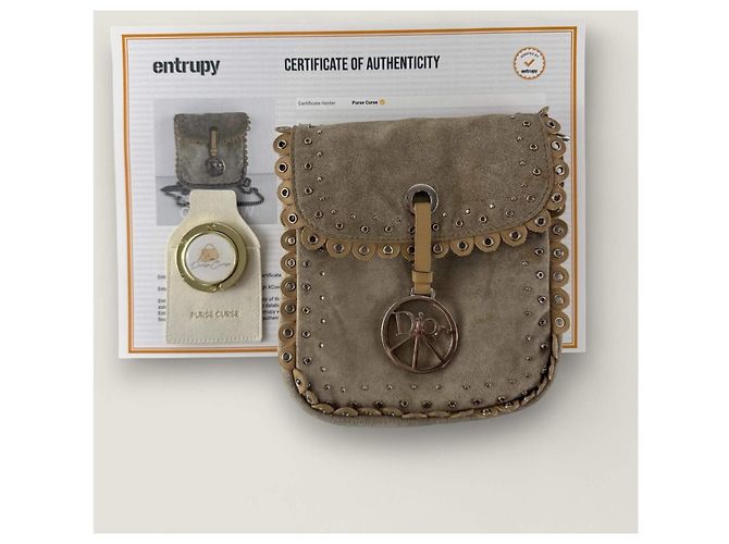 Christian Dior Borsa hippie in suede Dior Beige - vista 10