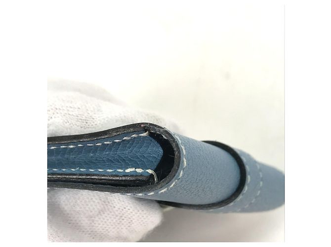 Visitenkartenetui Bearn von Hermès Blau - Ansicht 12
