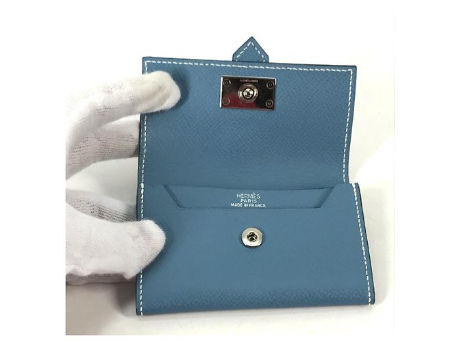 Visitenkartenetui Bearn von Hermès Blau - Ansicht 13