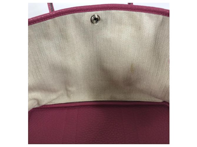 Hermès Hermes Garden Party TPM Handtasche Lila - Ansicht 10