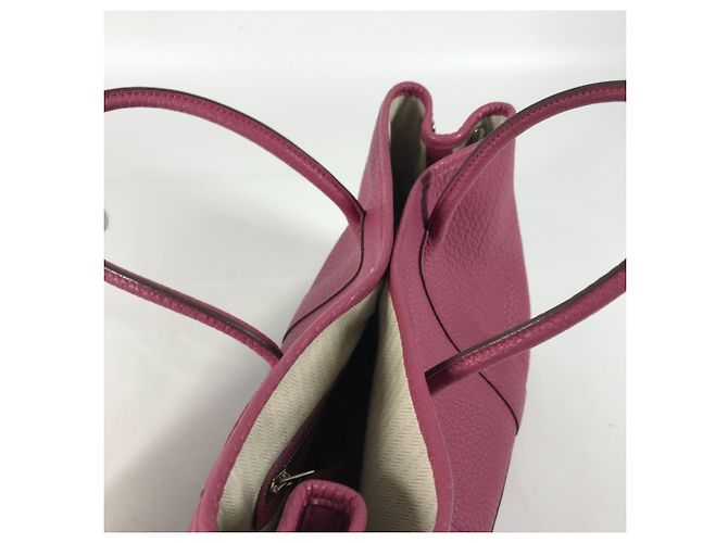 Hermès Hermes Garden Party TPM Handtasche Lila - Ansicht 12
