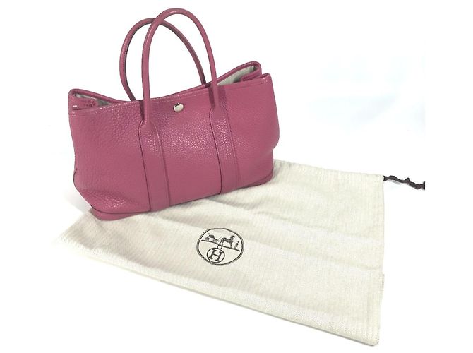 Hermès Hermes Garden Party TPM Handtasche Lila - Ansicht 13