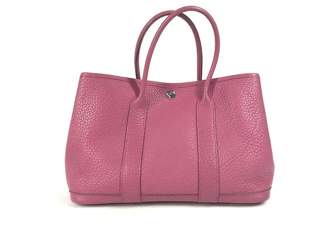 Hermès Hermes Garden Party TPM Handtasche Lila - Ansicht 2