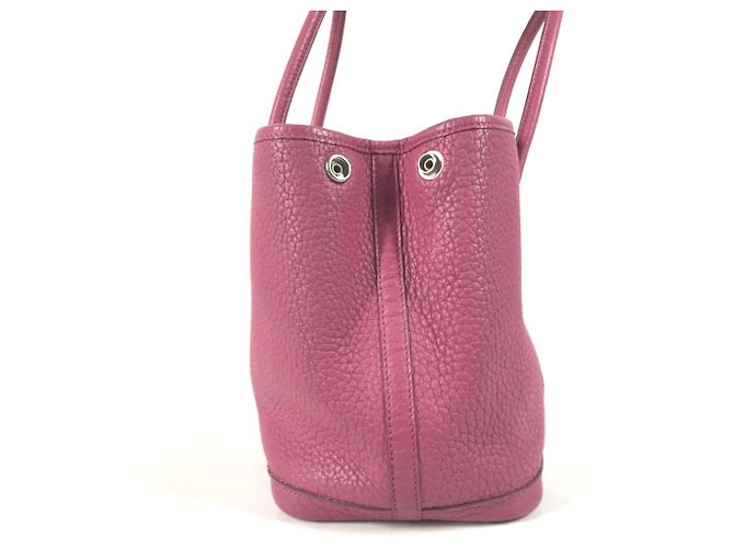 Hermès Hermes Garden Party TPM Handtasche Lila - Ansicht 3