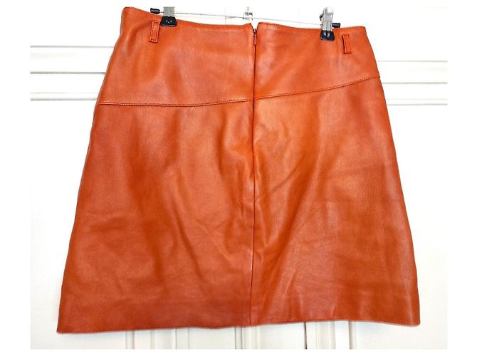 Ba&sh MISSY Lammlederrock S/M Cognac - Ansicht 16