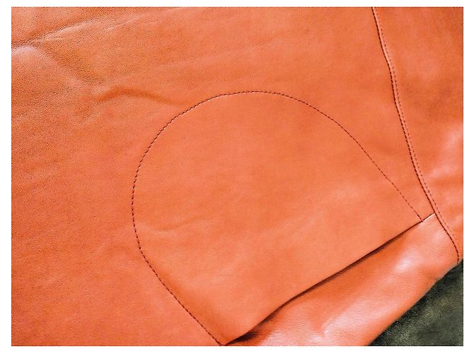Ba&sh MISSY Lammlederrock S/M Cognac - Ansicht 2