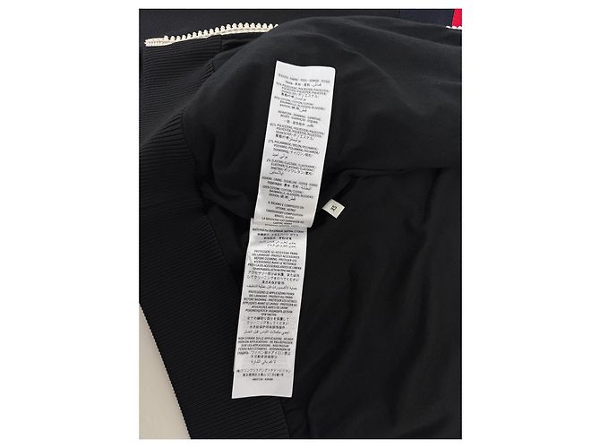 Giacca bomber Gucci nera con cristalli Nero - vista 10
