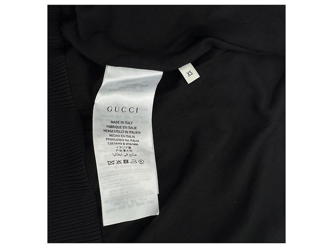 Giacca bomber Gucci nera con cristalli Nero - vista 11