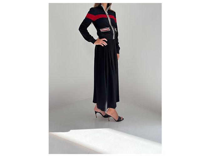 Giacca bomber Gucci nera con cristalli Nero - vista 6