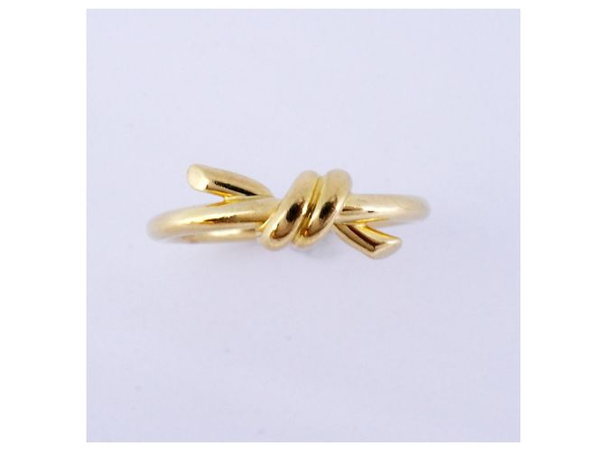 Tiffany & Co Anello Tiffany Knot in oro giallo 18K - vista 2