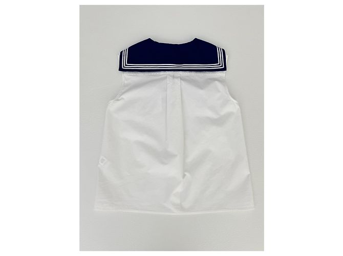 Camicia Marc Jacobs Bianca e Blu in Stile Marinaio in Cotone Bianco - vista 6