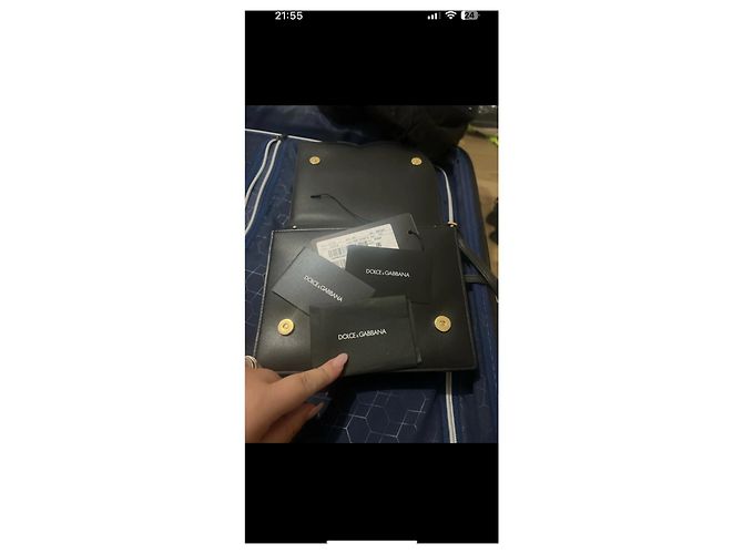 Borsa a mano Dolce & Gabbana DG Daily in pelle nera Nero - vista 5