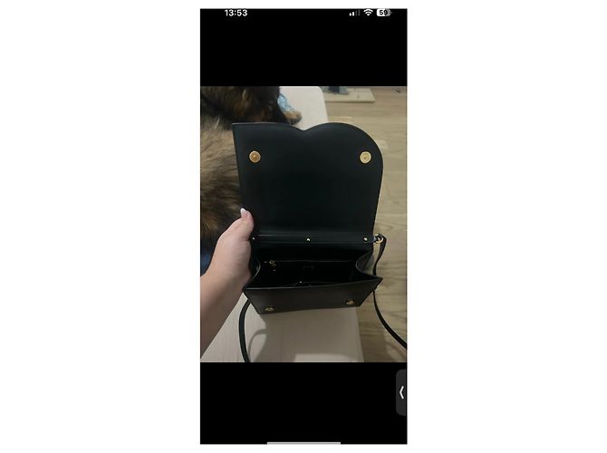 Borsa a mano Dolce & Gabbana DG Daily in pelle nera Nero - vista 6
