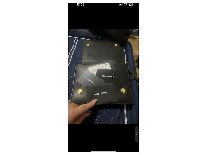 Borsa a mano Dolce & Gabbana DG Daily in pelle nera Nero - vista 7