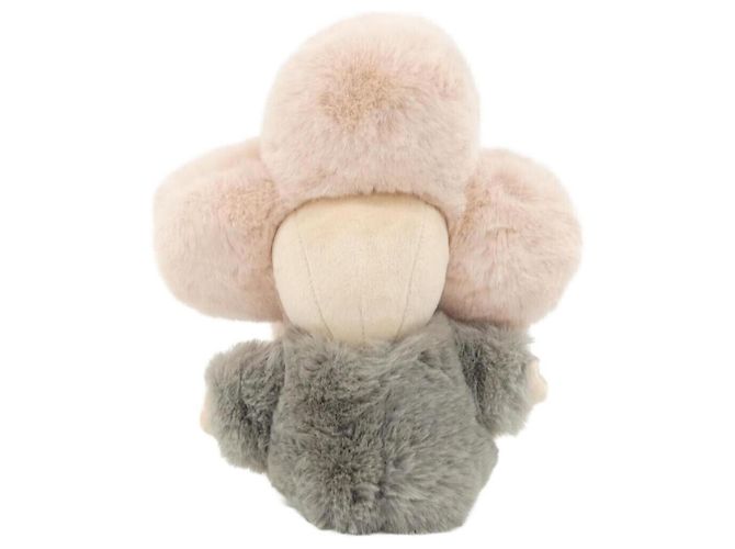 Louis Vuitton Doudou Vivienne Plüschspielzeug Braun Beige Aus weiß - Ansicht 3