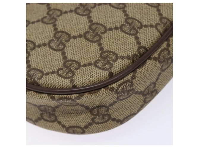 Borsa Gucci GG Supreme Web Sherry Line in PVC Beige Oro 007 58 6112 Auth ep9956 D'oro - vista 11