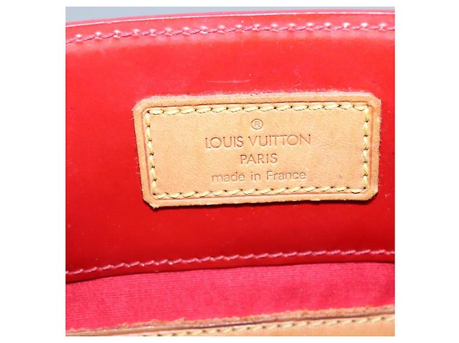LOUIS VUITTON Monogram Vernis Reade MM Borsa a Mano Rossa M91086 LV Auth bs28208 Rosso - vista 10