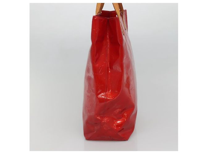 LOUIS VUITTON Monogram Vernis Reade MM Borsa a Mano Rossa M91086 LV Auth bs28208 Rosso - vista 4