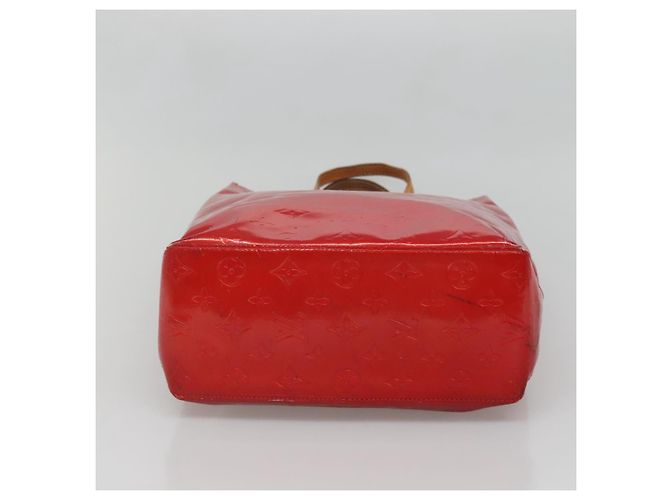 LOUIS VUITTON Monogram Vernis Reade MM Borsa a Mano Rossa M91086 LV Auth bs28208 Rosso - vista 5