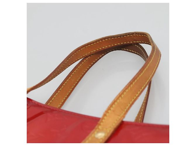 LOUIS VUITTON Monogram Vernis Reade MM Borsa a Mano Rossa M91086 LV Auth bs28208 Rosso - vista 8