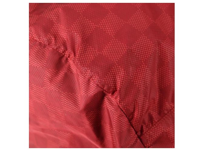 LOUIS VUITTON Borsa Boston Plat Ktical Aventura Damier Rossa N23208 LV Auth 132525V Rosso - vista 15