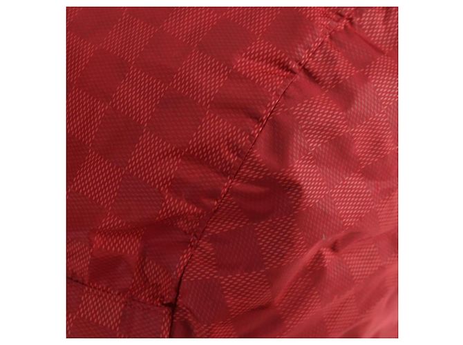LOUIS VUITTON Borsa Boston Plat Ktical Aventura Damier Rossa N23208 LV Auth 132525V Rosso - vista 16