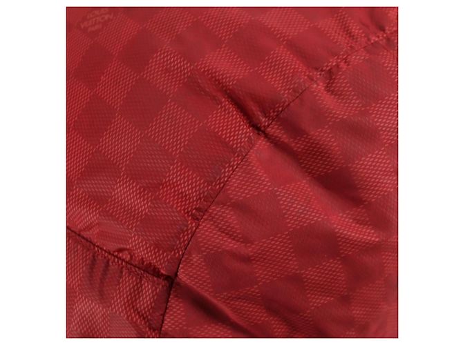 LOUIS VUITTON Borsa Boston Plat Ktical Aventura Damier Rossa N23208 LV Auth 132525V Rosso - vista 18