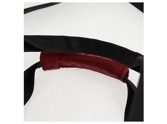 LOUIS VUITTON Borsa Boston Plat Ktical Aventura Damier Rossa N23208 LV Auth 132525V Rosso - vista 8
