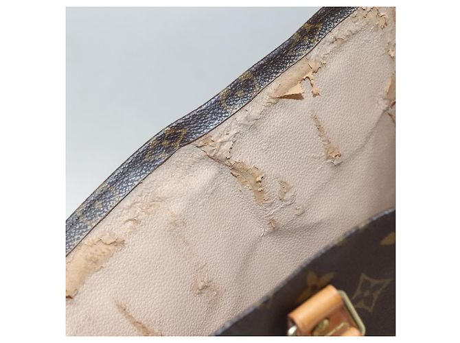 LOUIS VUITTON Monogram Sac Plat Hand Bag M51140 LV Auth 134657 - view 11
