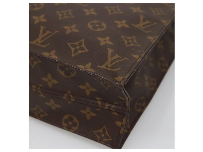 LOUIS VUITTON Monogram Sac Plat Hand Bag M51140 LV Auth 134657 - view 16