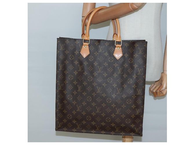 LOUIS VUITTON Monogram Sac Plat Hand Bag M51140 LV Auth 134657 - view 21