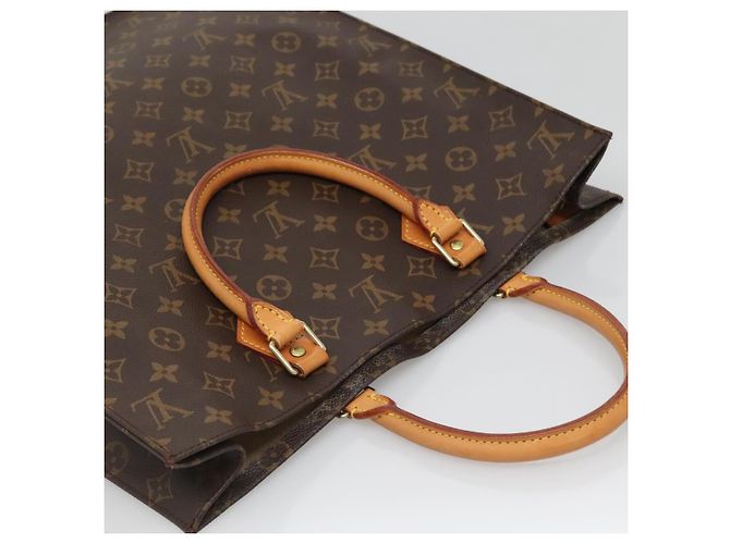 LOUIS VUITTON Monogram Sac Plat Hand Bag M51140 LV Auth 134657 - view 6