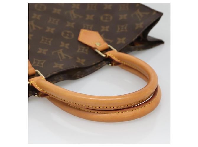 LOUIS VUITTON Monogram Sac Plat Hand Bag M51140 LV Auth 134657 - view 7