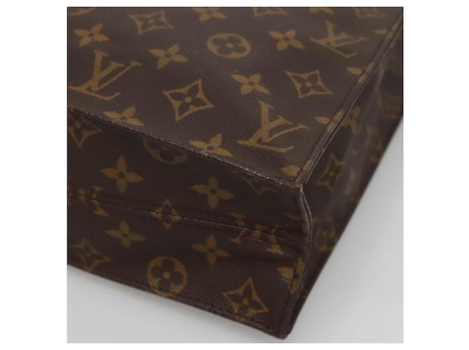 LOUIS VUITTON Monogram Sac Plat Hand Bag M51140 LV Auth 134657 - view 8