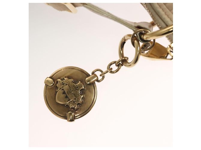 BALLY Borsa a Spalla Pelle Beige Oro Auth sw1288 D'oro - vista 14