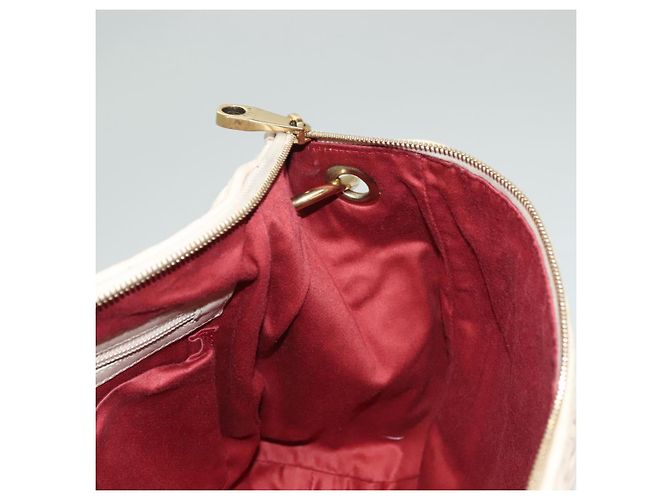 BALLY Borsa a Spalla Pelle Beige Oro Auth sw1288 D'oro - vista 19