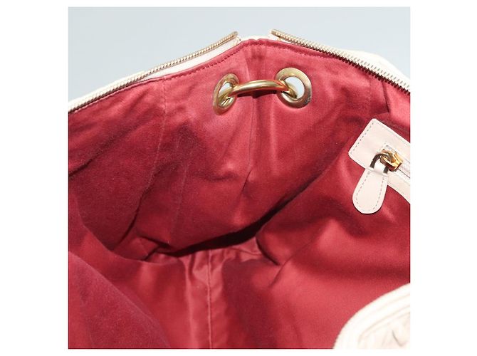 BALLY Borsa a Spalla Pelle Beige Oro Auth sw1288 D'oro - vista 20