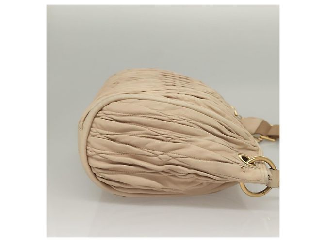 BALLY Borsa a Spalla Pelle Beige Oro Auth sw1288 D'oro - vista 4