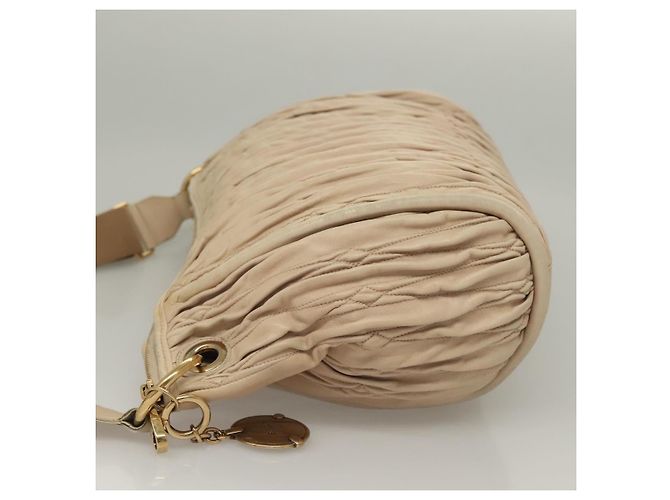 BALLY Borsa a Spalla Pelle Beige Oro Auth sw1288 D'oro - vista 5