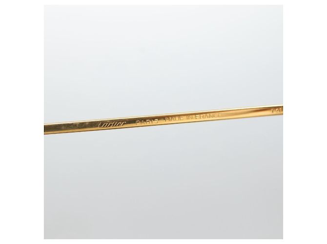 Occhiali da sole CARTIER Metallo Blu Auth am8889 - vista 10