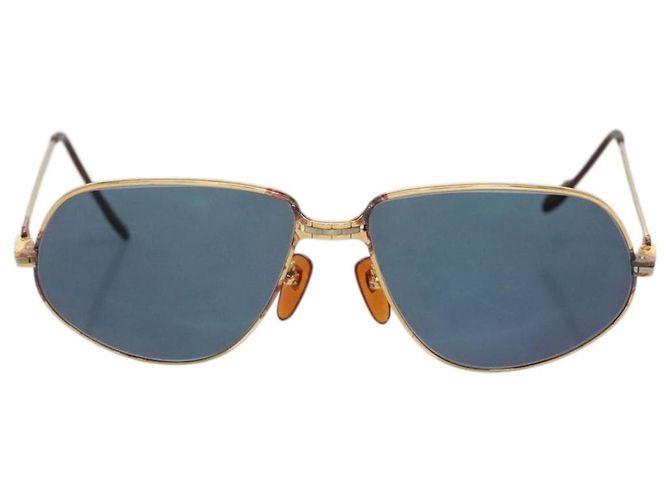 Occhiali da sole CARTIER Metallo Blu Auth am8889 - vista 2