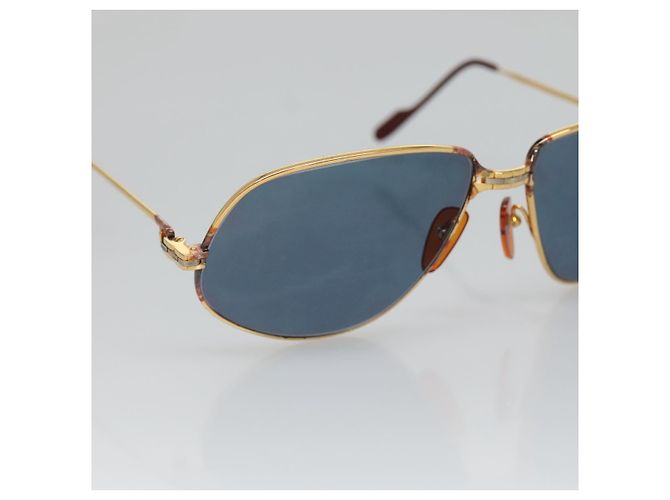 Occhiali da sole CARTIER Metallo Blu Auth am8889 - vista 6