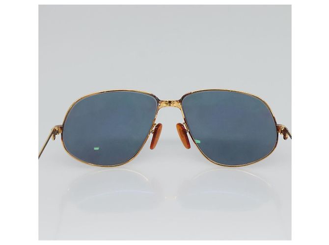 Occhiali da sole CARTIER Metallo Blu Auth am8889 - vista 8